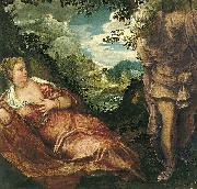 Jacopo Tintoretto Tamar und Juda oil on canvas